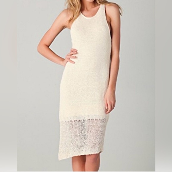 rag & bone Dresses & Skirts - Rag & Bone Bridget Natural Warm Ivory Silk Dress bodycon Sz small